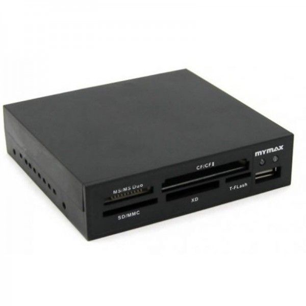 LEITOR DE CARTAO INTERNO USB 2.0 PRETO | MCRW-IUSB59BK | MYM